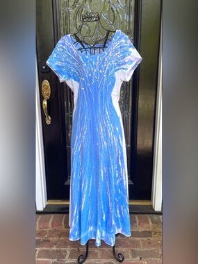 Vintage One of a Kind Hand-painted Dress